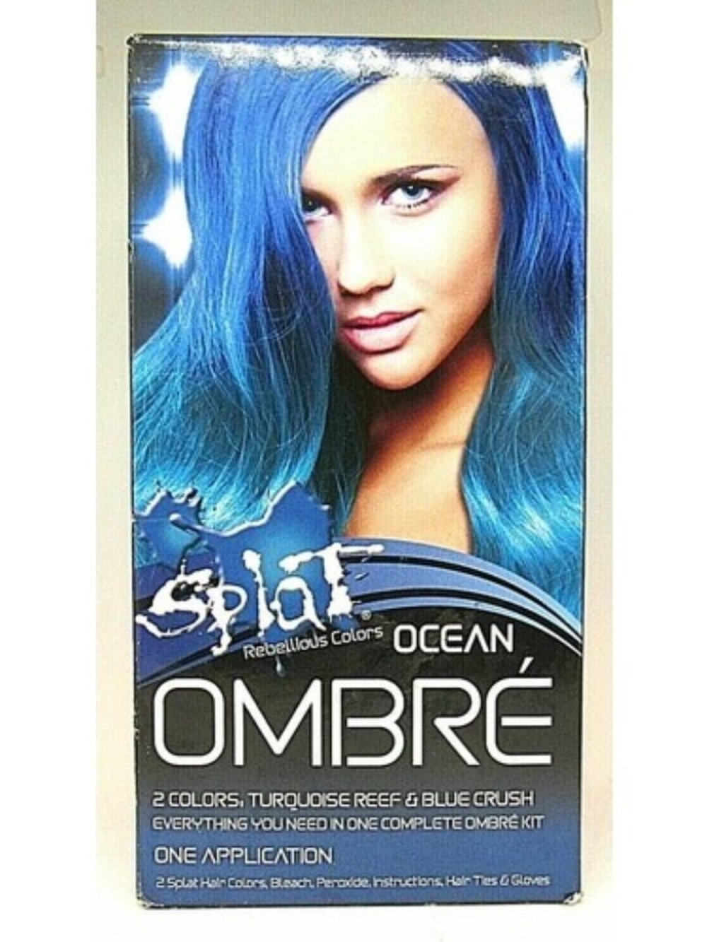 Splat Ombre Ocean - Turquoise Reef and Blue Crush complete kit